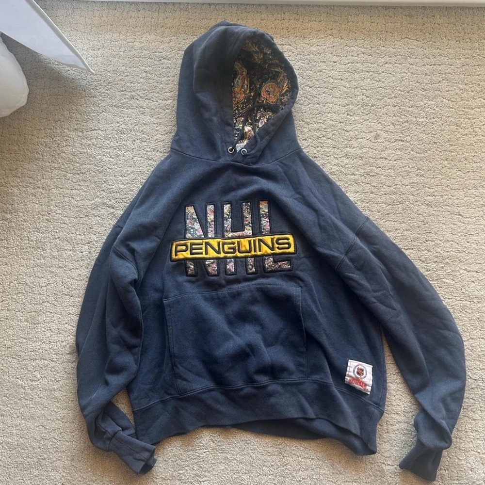 Nutmeg Penguins Black Hoodie Sweater